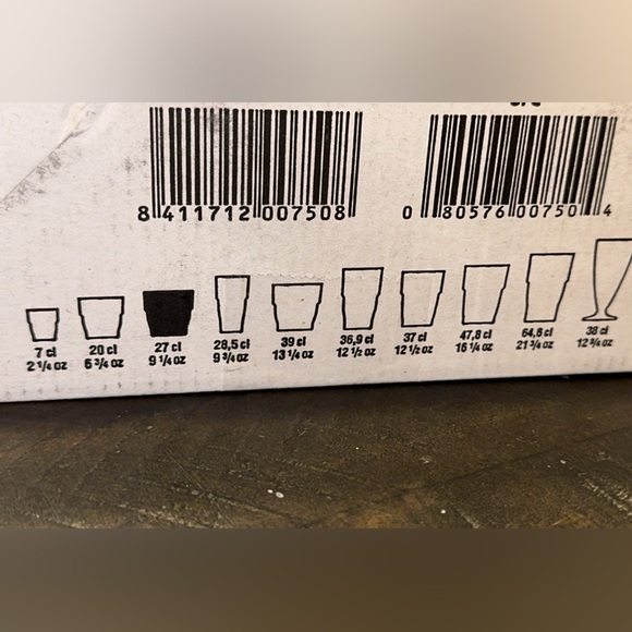 NWT Bormioli Rocco Rock Bar stackable glasses, 9.25 oz. Rocks Glasses, set of 6. - Picture 11 of 11